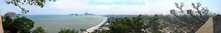 Panoramafoto Prachuap Khiri Khan, Thailand
