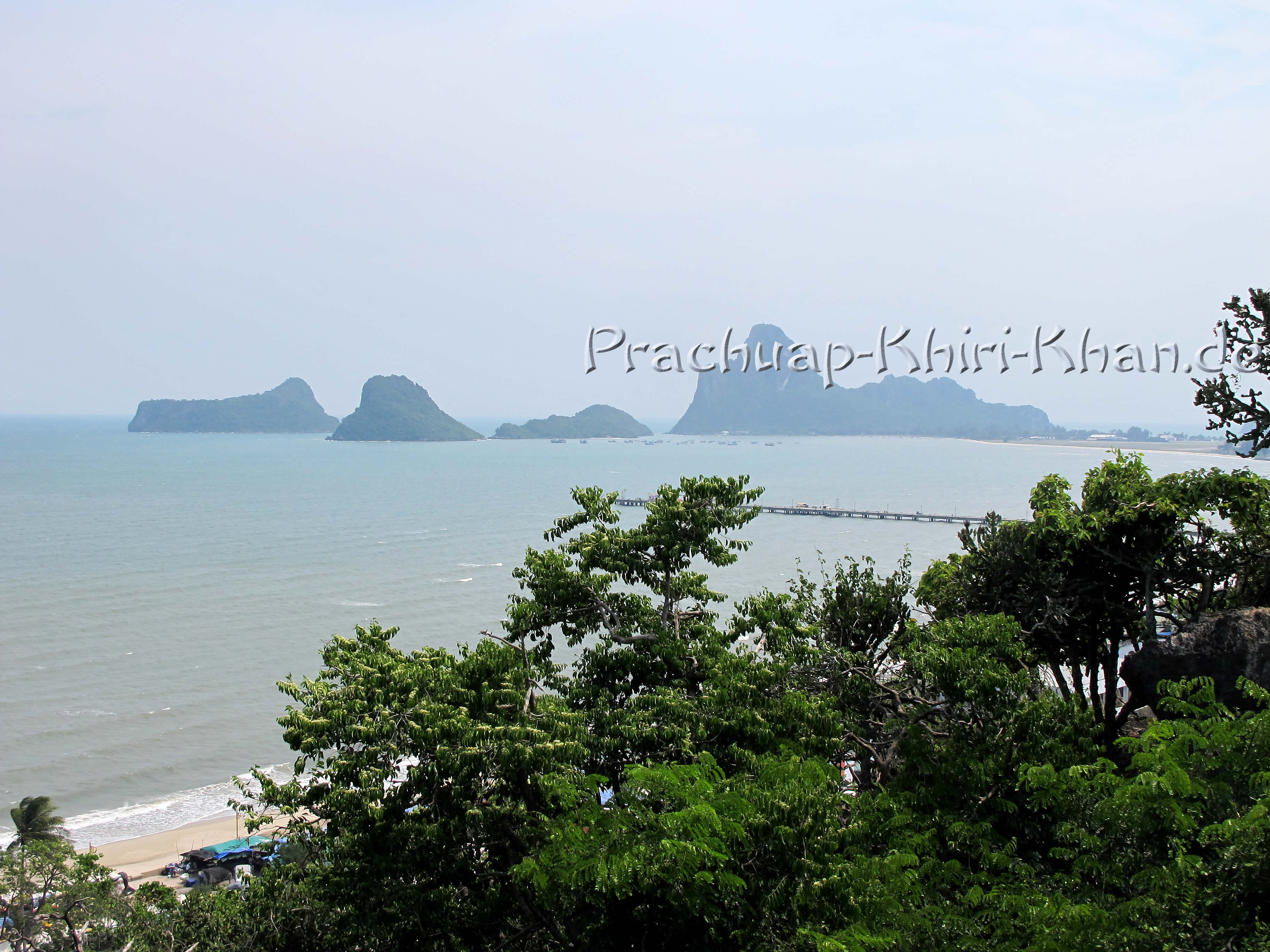Inselblick von Khao Chong Kra Chok